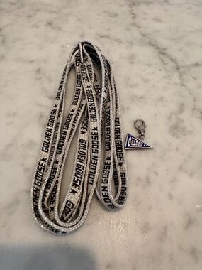 Brand New Golden Goose laces and shoe charm
